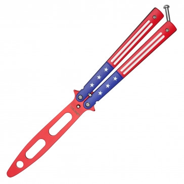 9.25" BUTTERFLY TRAINER US FLAG