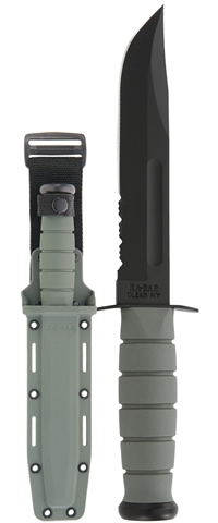 KABAR Full Size Foliage Green Serrated