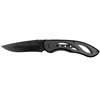 BLACK DROP POINT PLAIN EDGE KNIFE