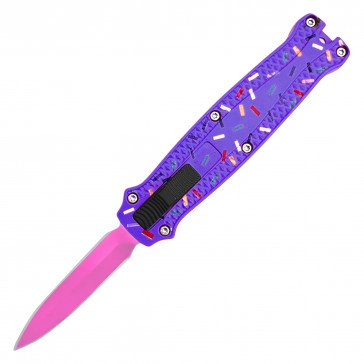 MICRO OTF PURPLE CUPCAKE AUTO KNIFE