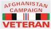 AFGHANISTAN CAMPAIGN VETERAN DECAL