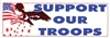 SUPPORT OUR TROOPS BUMPER STICKER