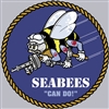 US NAVY SEABEES CAN DO DECAL