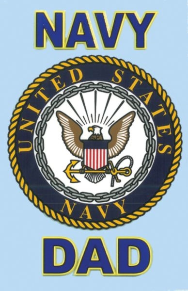 NAVY DAD DECAL