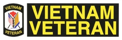VIETNAM VETERAN BUMPER STICKER