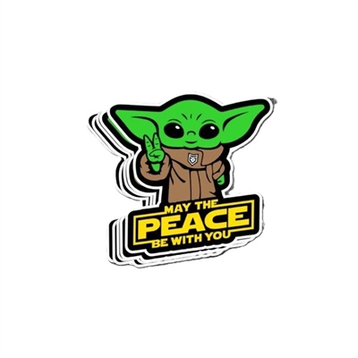 MAY THE PEACE BE WITH YOU DECAL