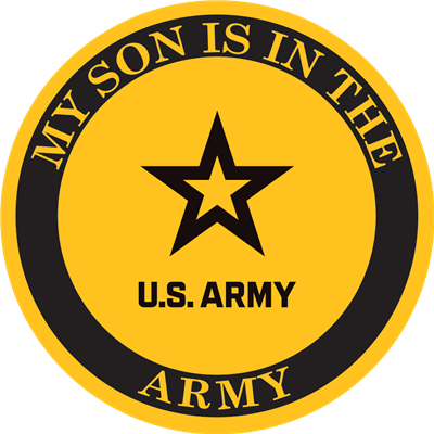 MY SON IS IN THE ARMY DECAL