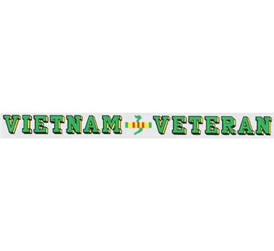 VIETNAM VETERAN WINDOW STRIP DECAL