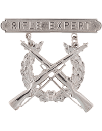 Rifle Expert Badge No Shine