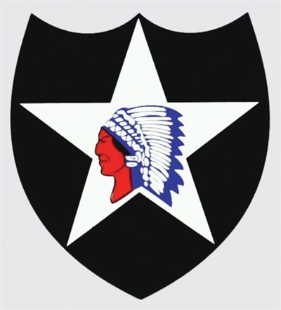 ARMY 2ND INFANTRY DIVISION DECAL