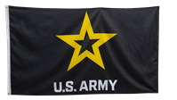 3 X 5 Flag - Army Star