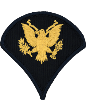 Army Dress Chevron Gold on Blue E-4 Specialist (Pair)