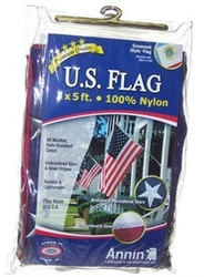 3'x5' NYLON USA FLAG - Made in USA