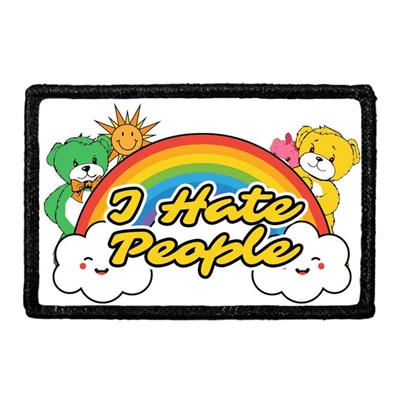I HATE PEOPLE BEARS PATCH