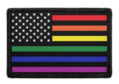 RAINBOW USA FLAG PATCH