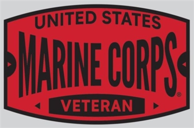 US MARINE CORPS  VETERAN DECAL