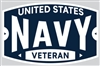 US NAVY VETERAN DECAL