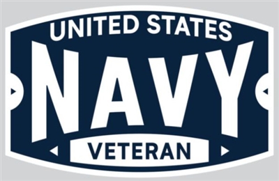 US NAVY VETERAN DECAL