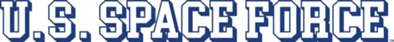 US SPACE FORCE WINDOW STRIP DECAL
