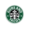 GUNS AND TACOS DECAL