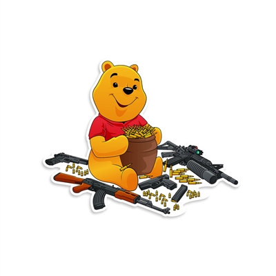 WINNIE THE PEW STICKER