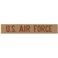 U.S. AIR FORCE DESERT NAME TAPE