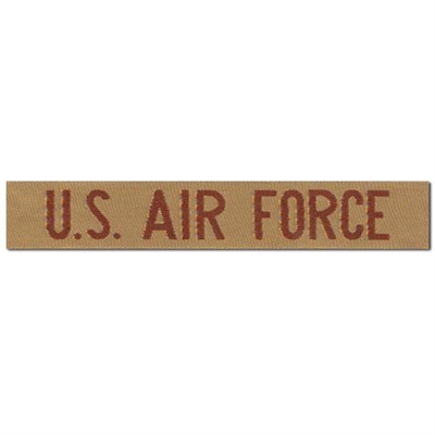 U.S. AIR FORCE DESERT NAME TAPE