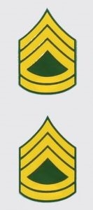 2pk ARMY SERGEANT 1ST CLASS DECAL