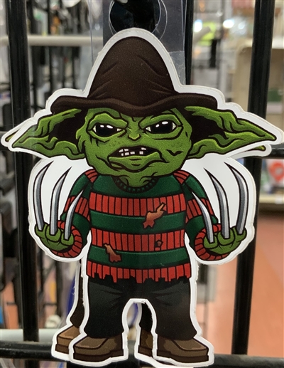 Sticker Baby Yoda Freddy Krueger