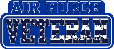 US AIR FORCE VETERAN CAMO FLAG DECAL