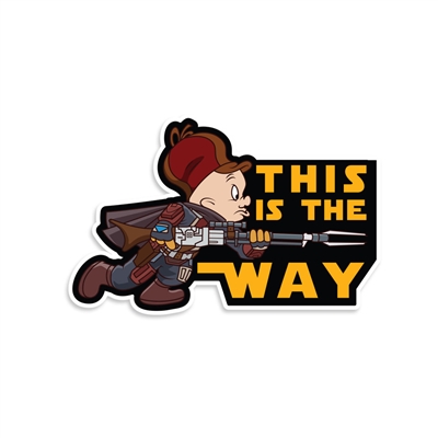 ELMER FUDD STICKER