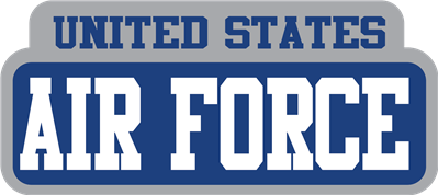 US AIR FORCE STACKED DECAL