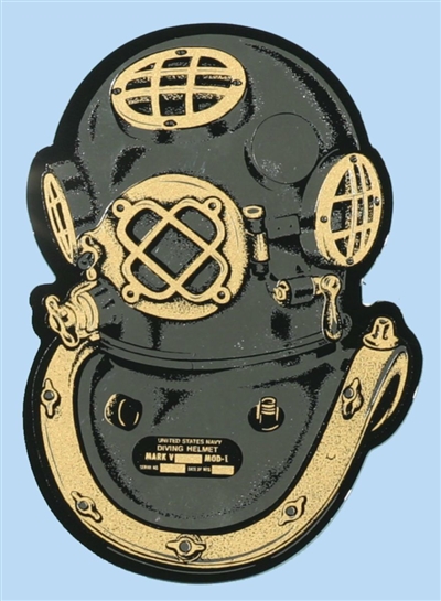 US NAVY DIVER REFLECTIVE DECAL