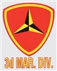 3RD MARINE DIVISION DECAL
