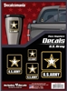 United States Army Star Vinyl Decals (Set of 4)