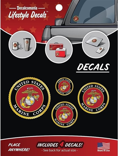 United States Marine Corps - EGA Vinyl Decals (Set of 4)