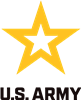 US ARMY GOLD STAR DECAL