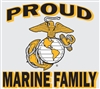 PROUD MARINE FAMILY DECAL