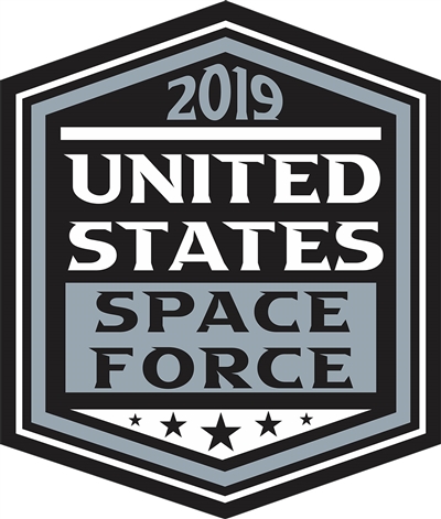 US SPACE FORCE HEXAGON DECAL