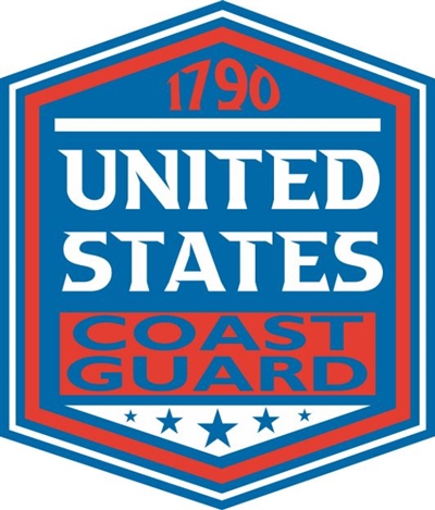 US COAST GUARD HEXAGON DECAL