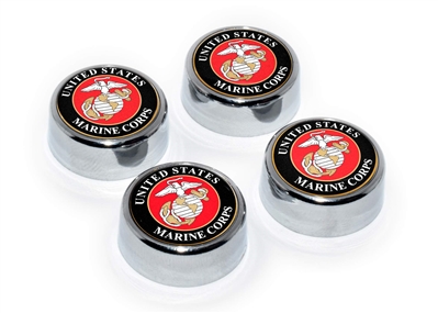 License Plate Screw Caps - U.S. Marines