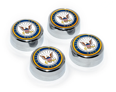 License Plate Screw Caps - U.S. Navy
