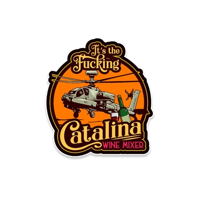 CATALINA WINE MIXER STICKER