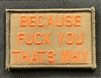 PATCH BECAUSE FUCK YOU THAT'S WHY