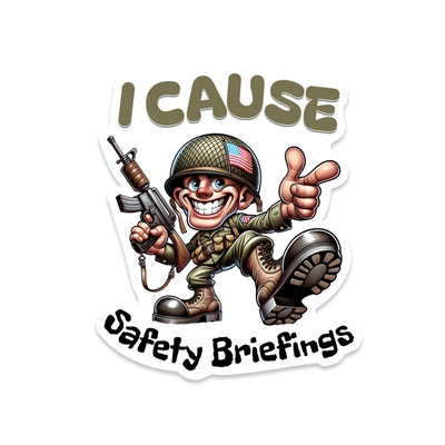 SAFETY BRIEFINGS STICKER