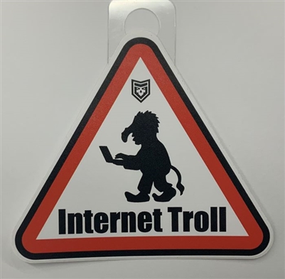 INTERNET TROLL STICKER