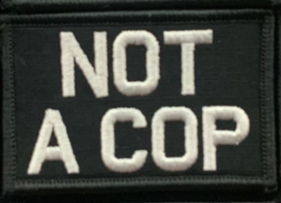 NOT A COP PATCH