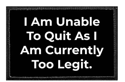UNABLE TO QUIT PATCH