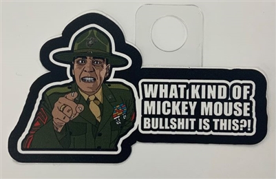 GUNNY SGT MICKEY MOUSE STICKER