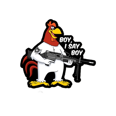 TACTICAL FOGHORN LEGHORN DECAL